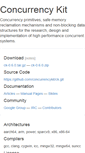 Mobile Screenshot of concurrencykit.org